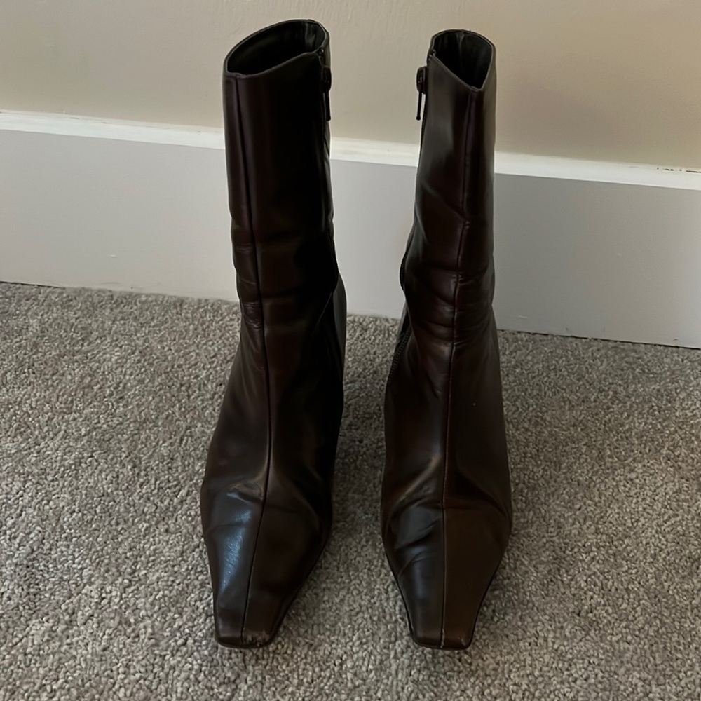 Aldo brown leather boots